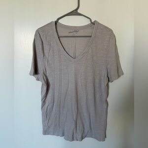 Women’s Gray Universal Thread V-neck
